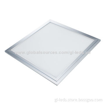 300x300x9mm Flat LED Panel Light, Made of Aluminum + PMMA Materials, VDE Mark